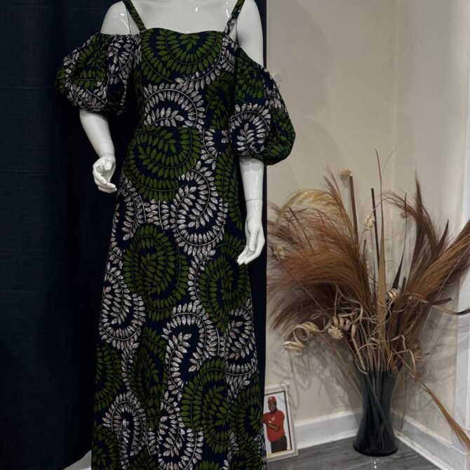 Long Ankara Summer Dress