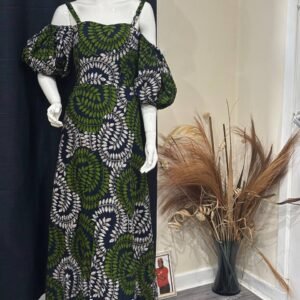 Long Ankara Summer Dress