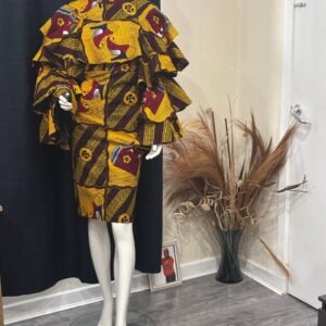 Ankara Short Gown
