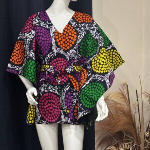 Ankara Butterfly Top