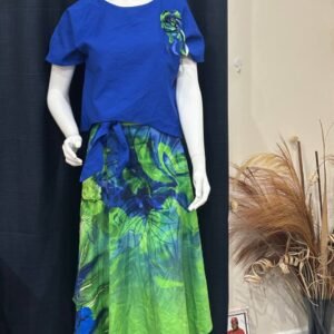 Blue Two Piece Size